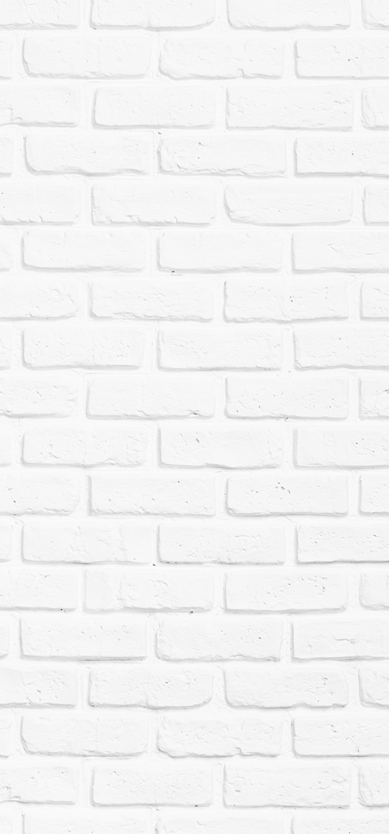 Immagine di un muro di mattoni bianco.
